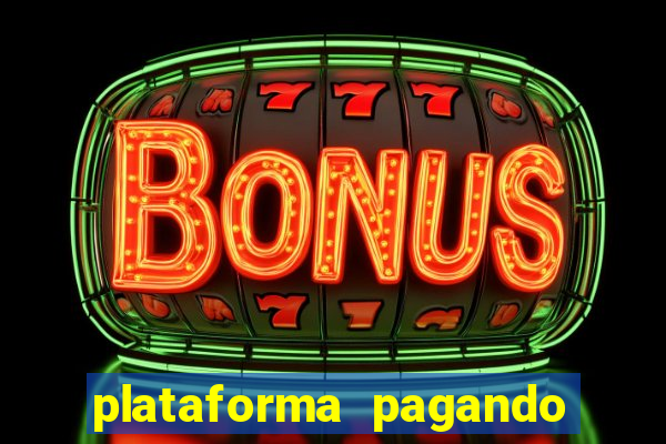 plataforma pagando bem hoje