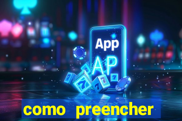 como preencher recibo de pagamento