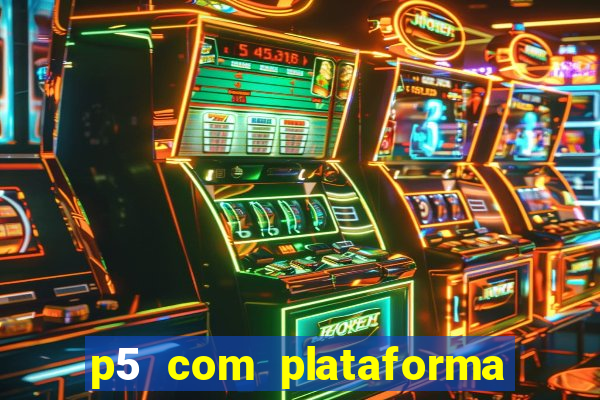 p5 com plataforma de jogos