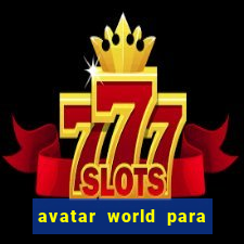 avatar world para imprimir e colorir