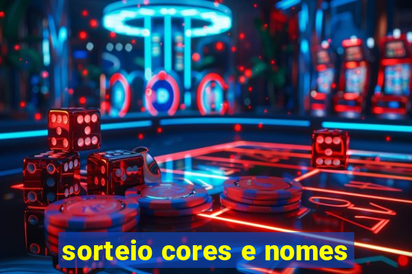 sorteio cores e nomes