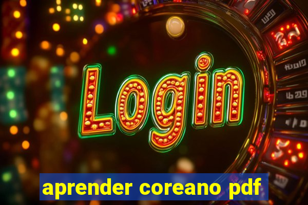 aprender coreano pdf