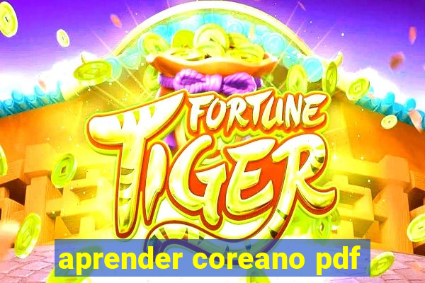 aprender coreano pdf