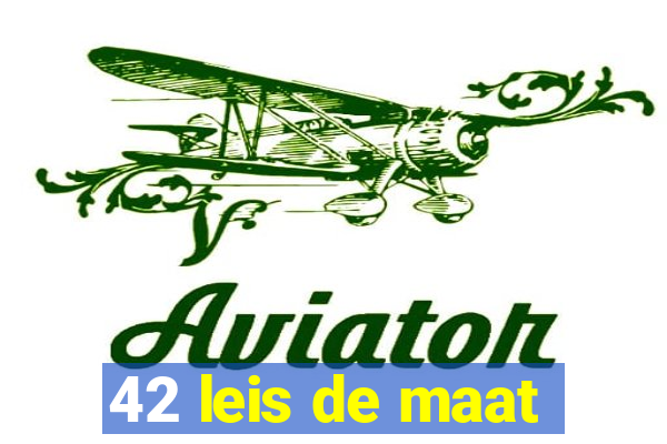 42 leis de maat