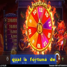 qual a fortuna de raiam santos