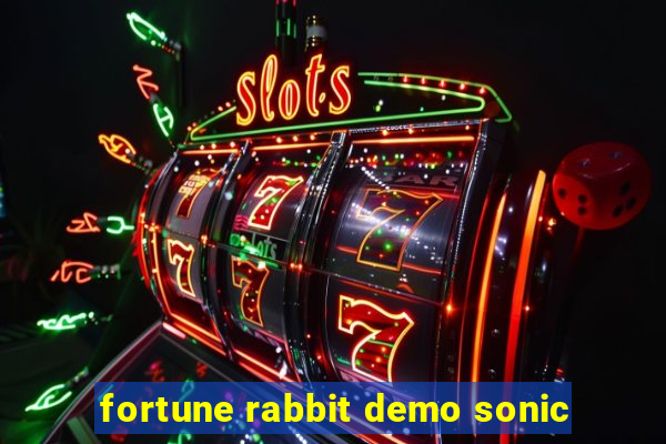 fortune rabbit demo sonic