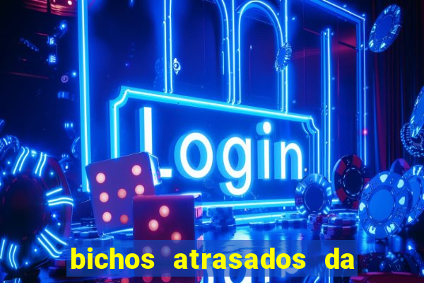 bichos atrasados da loteria federal