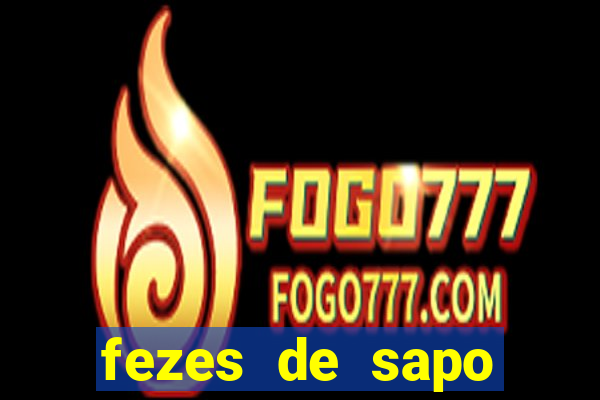 fezes de sapo transmite doença para humanos