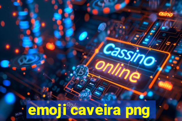 emoji caveira png