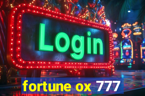 fortune ox 777
