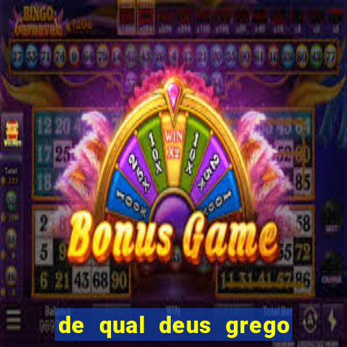 de qual deus grego eu sou filho percy jackson