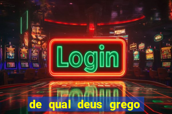 de qual deus grego eu sou filho percy jackson
