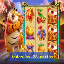 todas as 78 cartas do tarot
