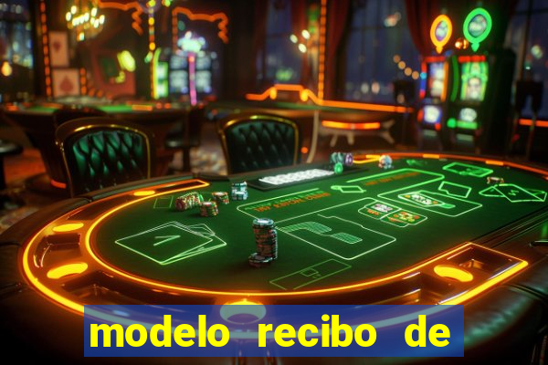 modelo recibo de pagamento autonomo