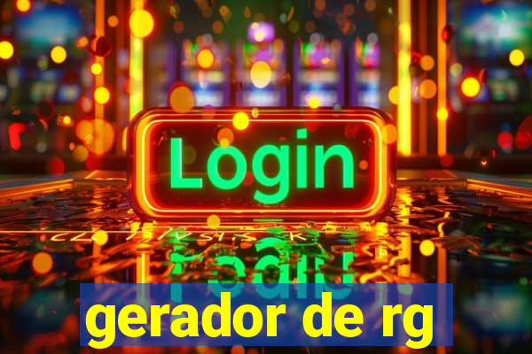 gerador de rg