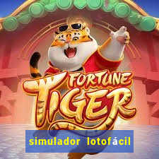 simulador lotofácil só matemática