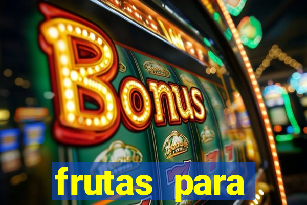 frutas para imprimir e recortar