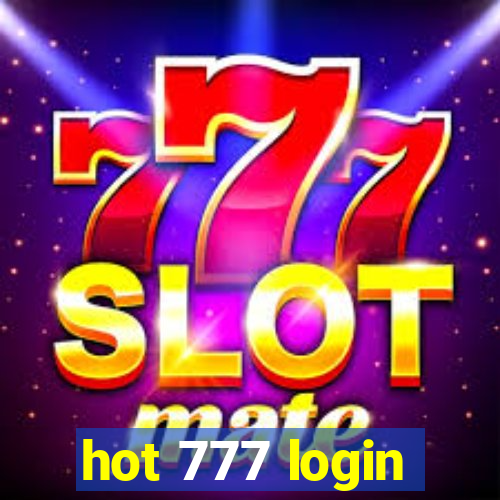 hot 777 login