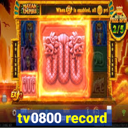 tv0800 record