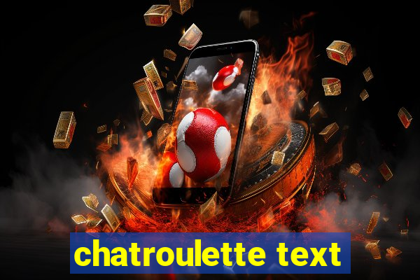 chatroulette text