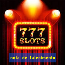 nota de falecimento a tribuna santos