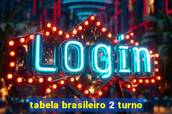tabela brasileiro 2 turno