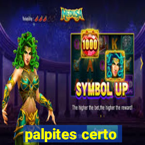 palpites certo
