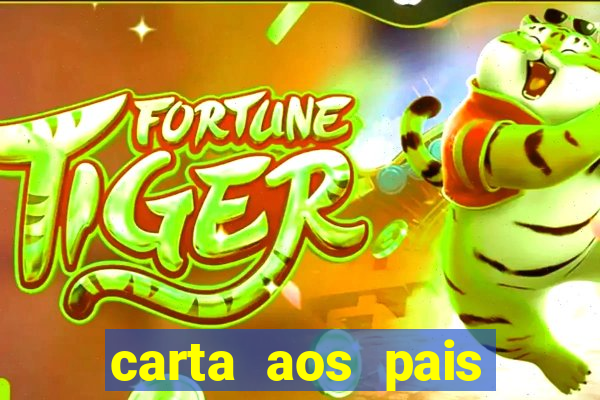 carta aos pais rubem alves
