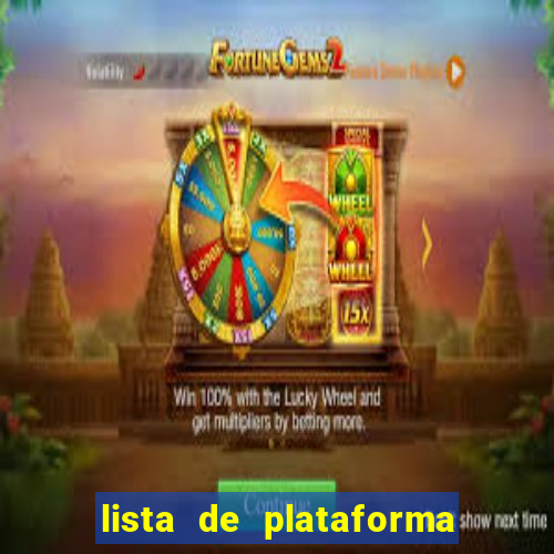 lista de plataforma de jogos