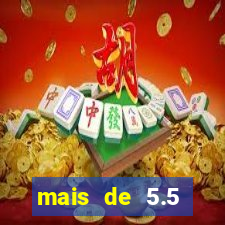 mais de 5.5 escanteios o que significa