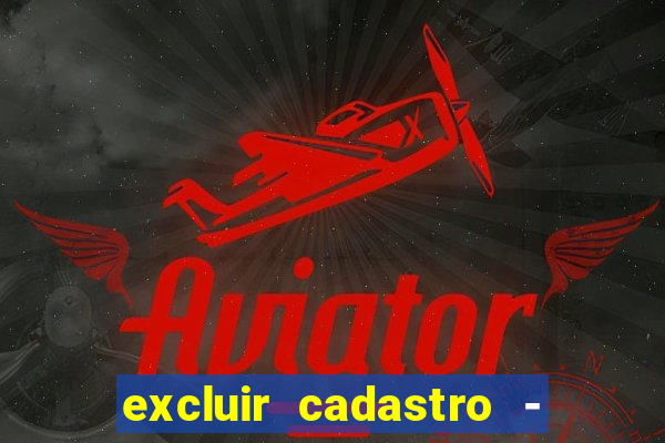 excluir cadastro - casas bahia