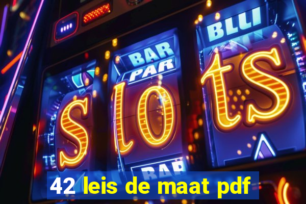 42 leis de maat pdf