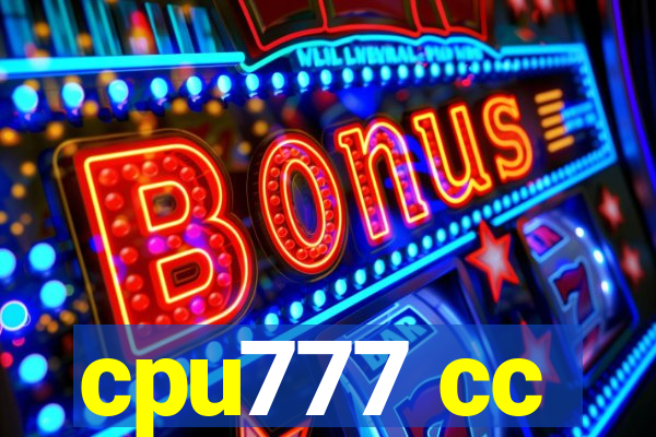 cpu777 cc