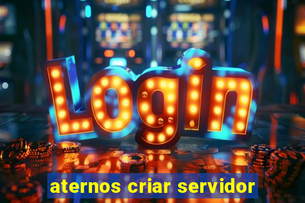 aternos criar servidor