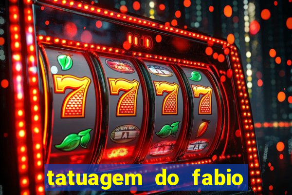 tatuagem do fabio goleiro do cruzeiro