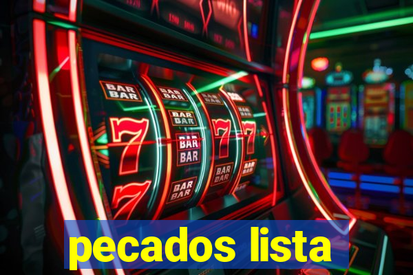 pecados lista