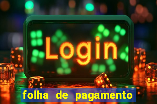 folha de pagamento para preencher word