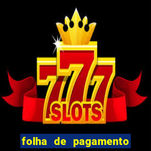 folha de pagamento para preencher word