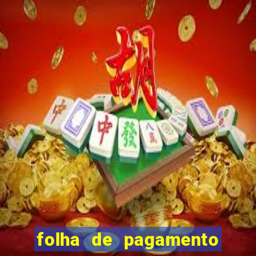 folha de pagamento para preencher word