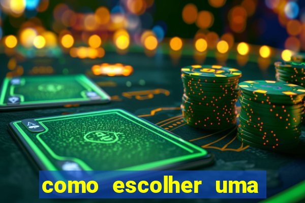 como escolher uma boa cartela de bingo