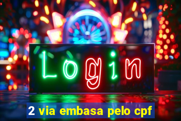 2 via embasa pelo cpf