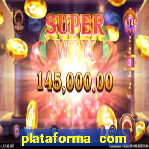 plataforma com chuva de dinheiro