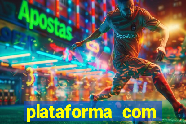 plataforma com chuva de dinheiro