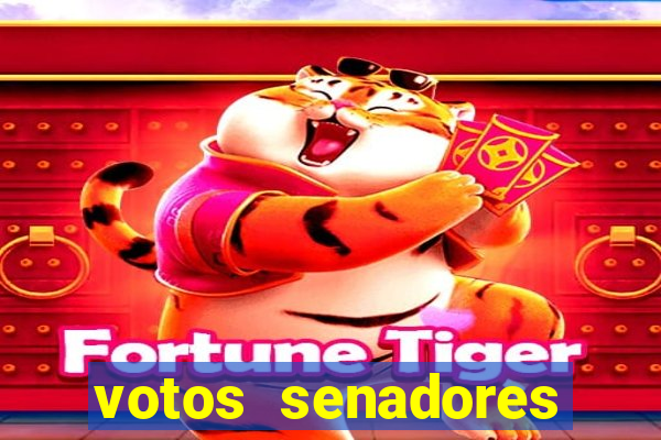 votos senadores impeachment moraes