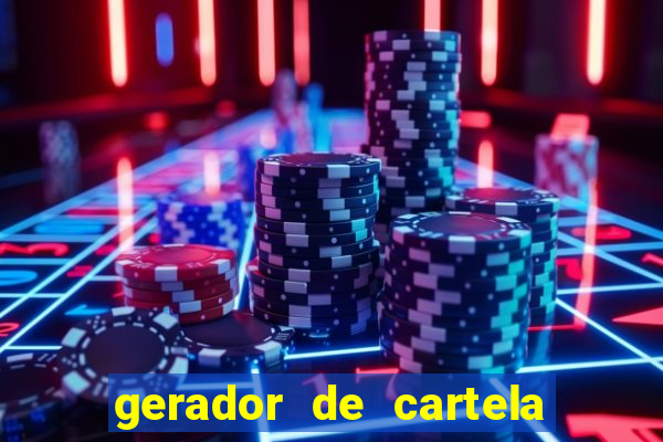 gerador de cartela de bingo