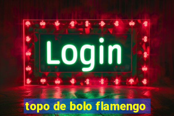 topo de bolo flamengo
