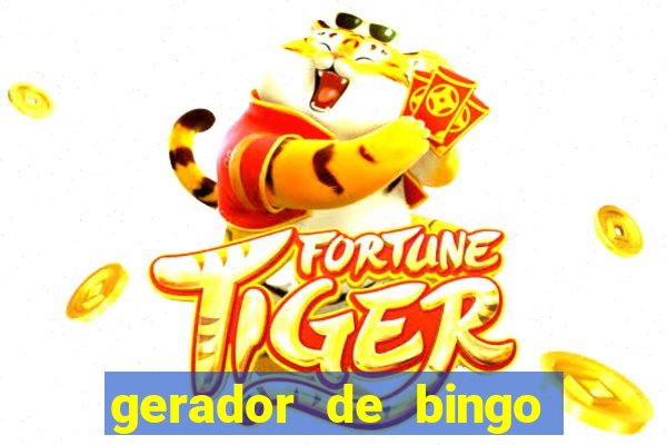 gerador de bingo cha de bebe