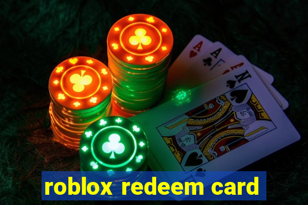 roblox redeem card