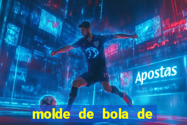 molde de bola de futebol para imprimir