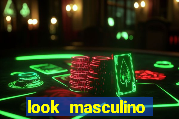 look masculino blazer cinza